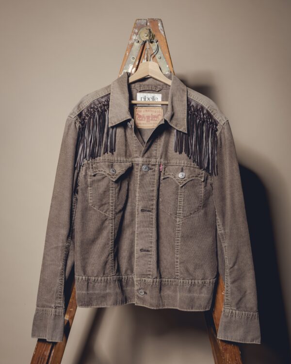 Giacca Levi's in Velluto - Stoffa Damascata - immagine 3