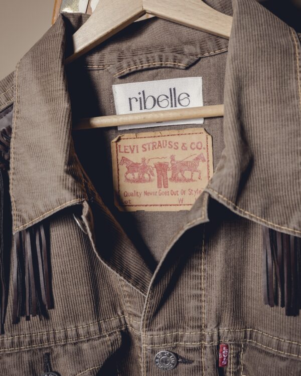 Giacca Levi's in Velluto - Stoffa Damascata - immagine 7