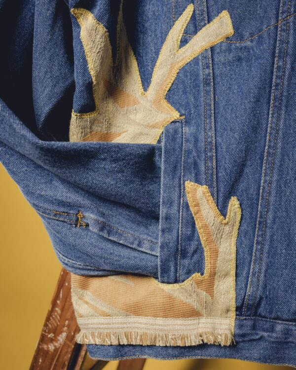 Giacca Vintage in Denim - Personalizzata - immagine 3