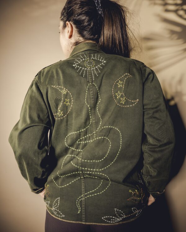Jungle Jacket Ricamata - immagine 7