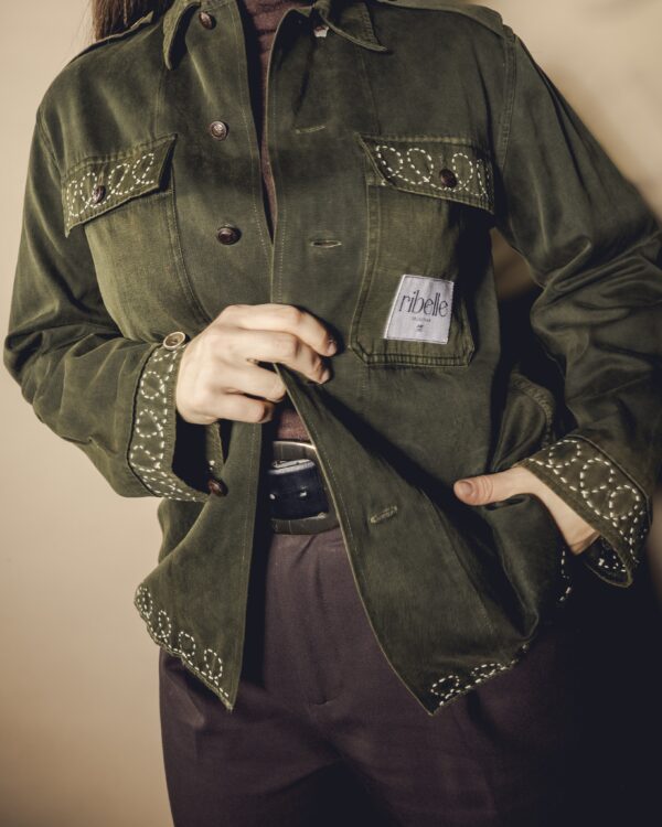 Jungle Jacket Ricamata - immagine 2